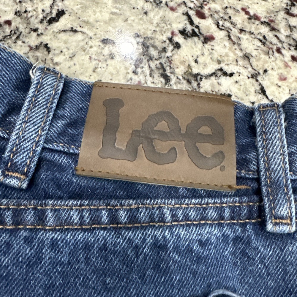 Lee Regular Fit Mens 38x30 Blue Jeans - Picture 3 of 9
